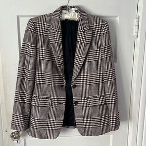 J. Crew plaid women’s blazer size 2, new without tags